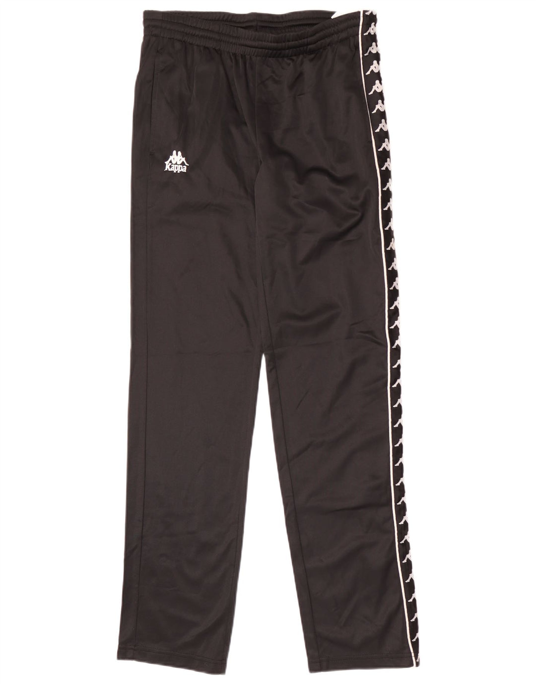 Kappa Pantalon de Survêtement Graphique Homme Noir Moyen Polyester