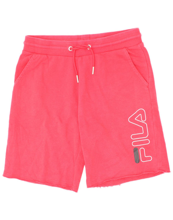 Fila Short de sport graphique fille 7-8 ans Rouge Coton