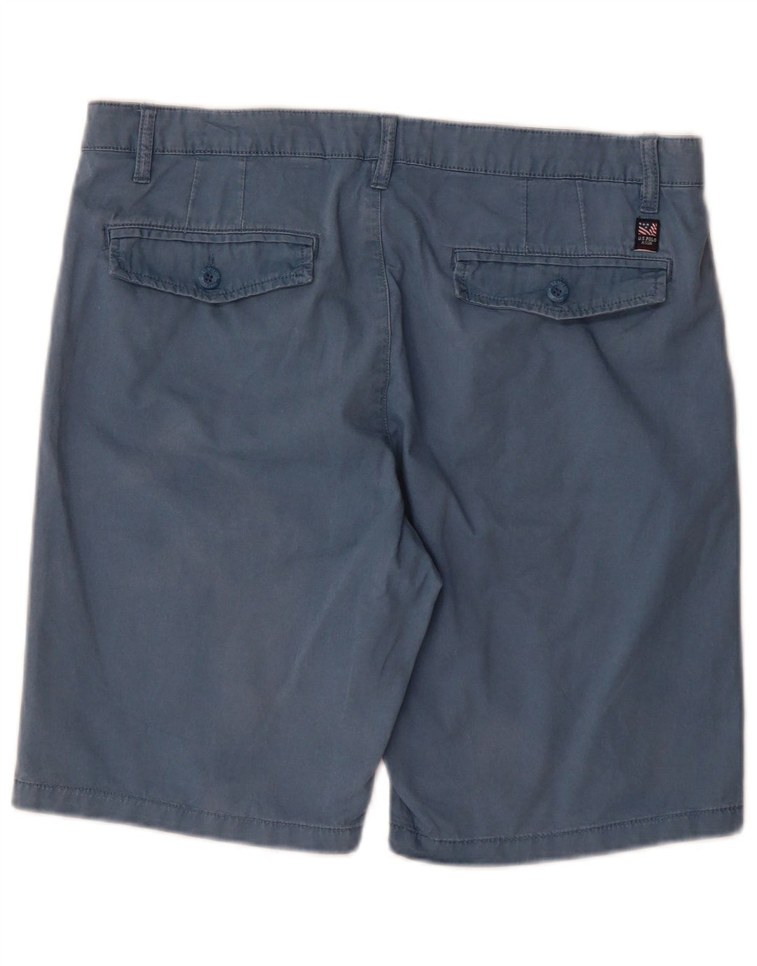U.S. Polo Assn. Short Chino Homme W33 Bleu Moyen Coton