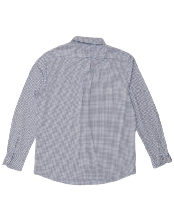 Musto Chemise Homme Grand Vichy Bleu Polyester