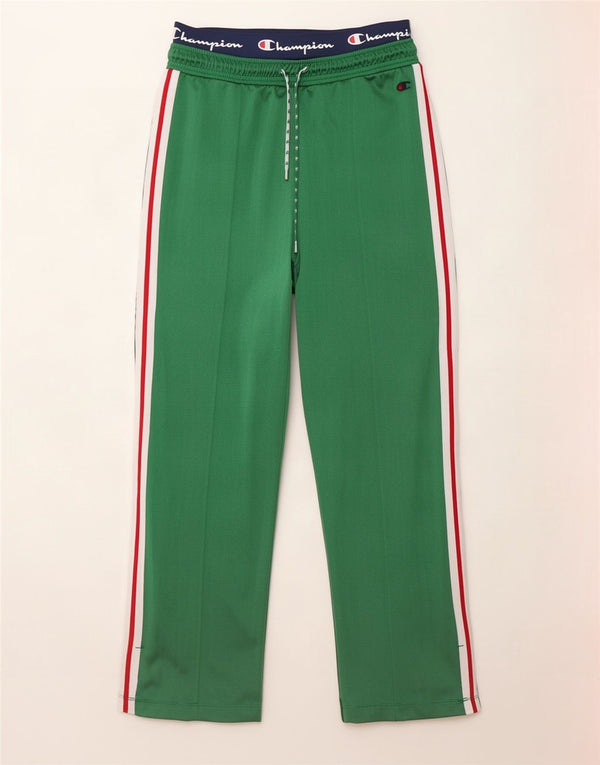 Champion Pantalon de survêtement graphique pour femme UK 12 Vert moyen Colourblock