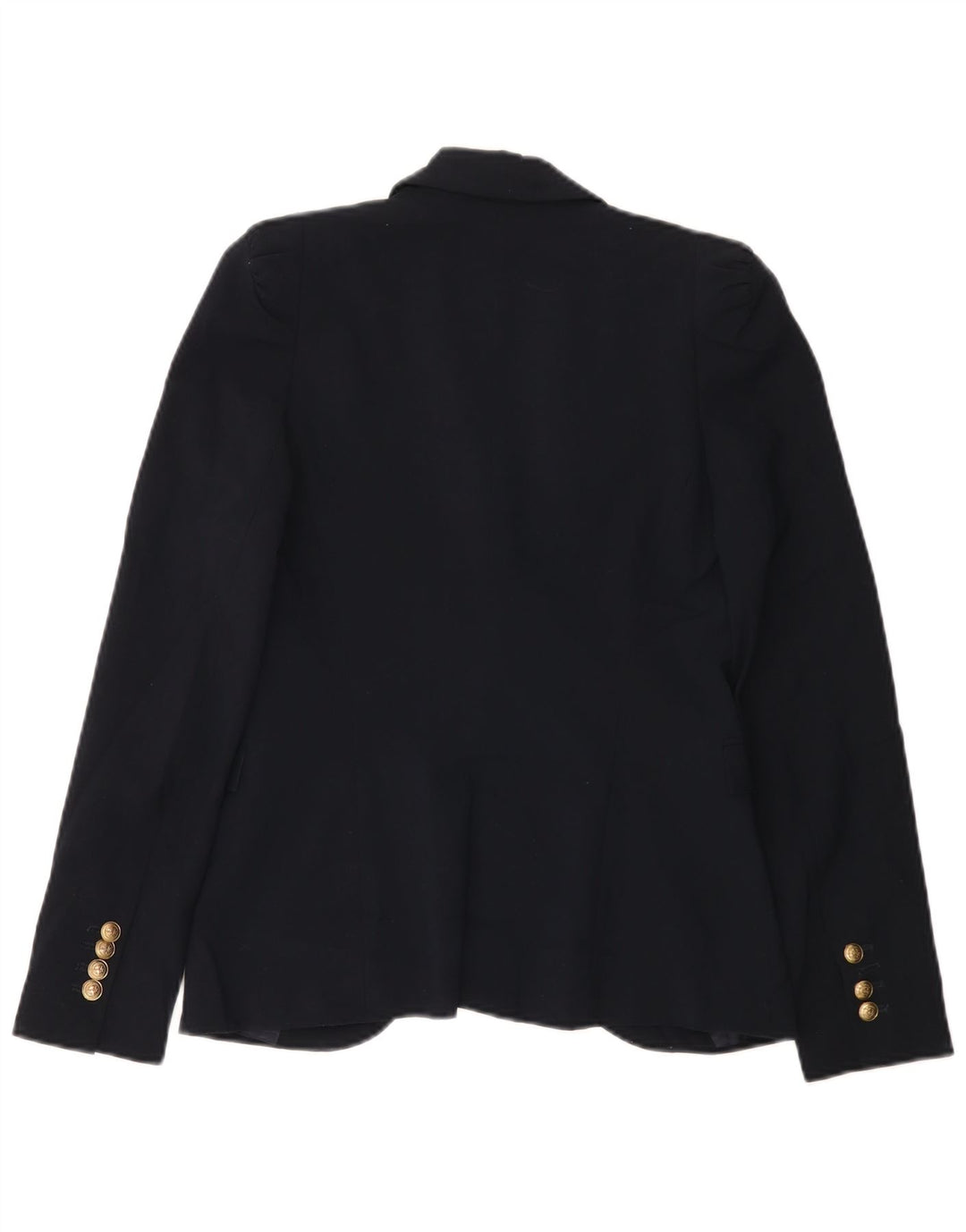 Zara Veste Blazer 1 Bouton Femme UK 6 XS Bleu Marine Polyester