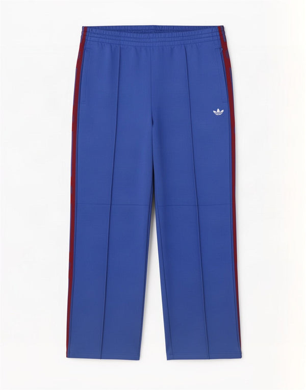 Adidas Pantalon de survêtement graphique pour femme UK 16 Large Bleu Colorblock