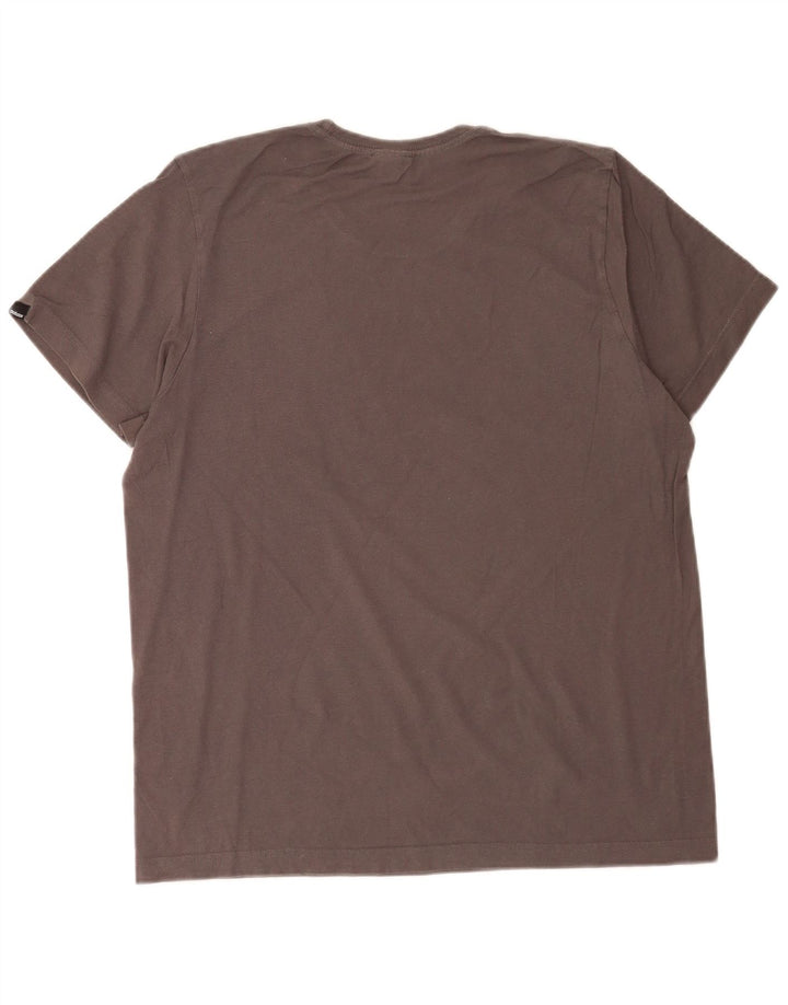 Adidas T-Shirt Graphique Homme Gris Moyen Coton