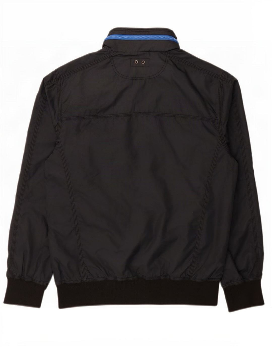 Converse Veste bomber à capuche pour homme UK 38 Bleu marine moyen Polyester