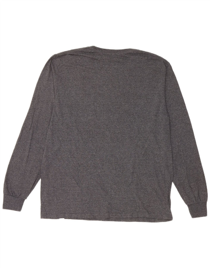 RUSSELL ATHLETIC Haut à manches longues pour homme en coton gris Taille L