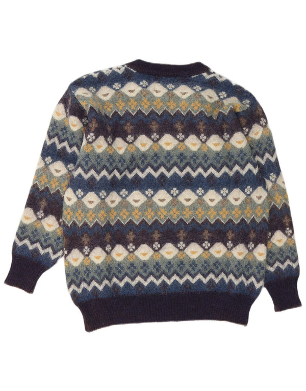 Conte of Florence Pull à col rond pour homme Medium Multicolore