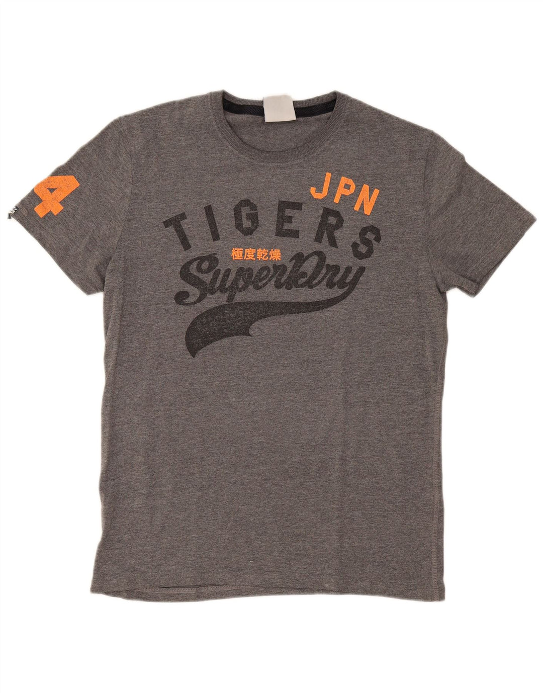 Superdry T-Shirt Graphique Homme Grand Gris Coton