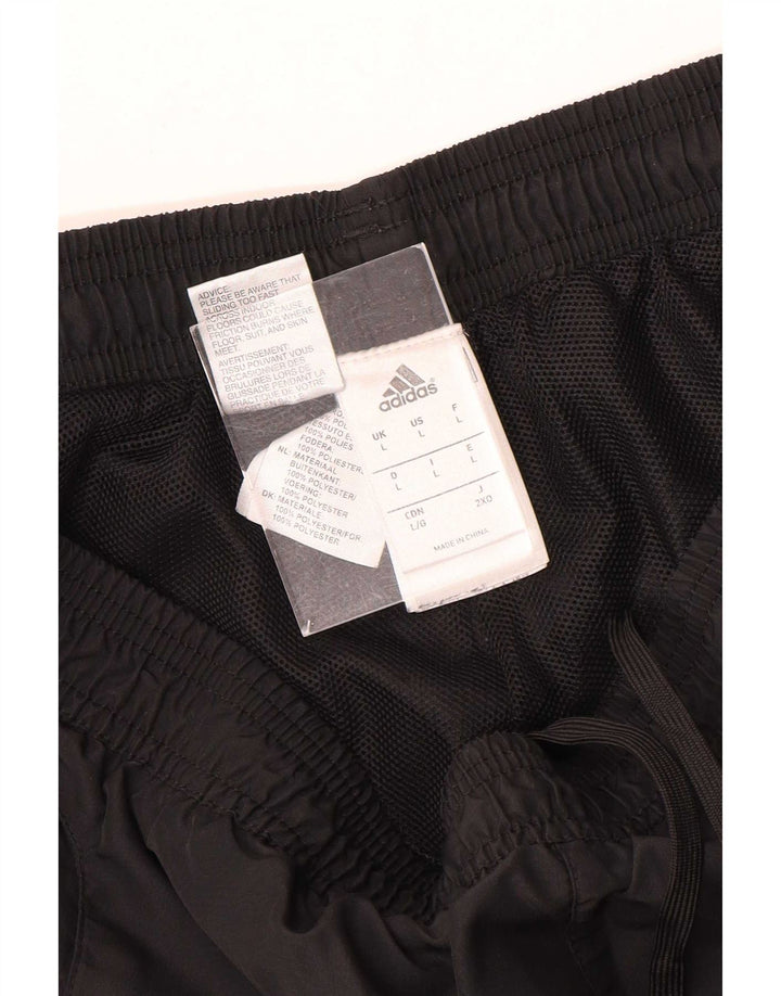 Adidas Pantalon de survêtement pour homme Joggers Large Noir Polyester