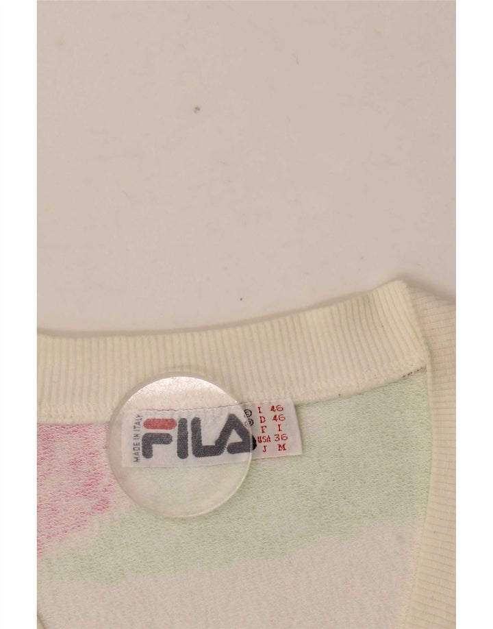 Fila Débardeur Femme IT 46 Large Blanc