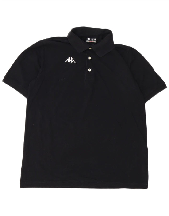 Kappa Polo Homme Grand Noir Coton