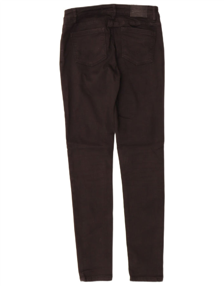 SUPERDRY Womens Jegging Jeans W26 L30 Black Cotton