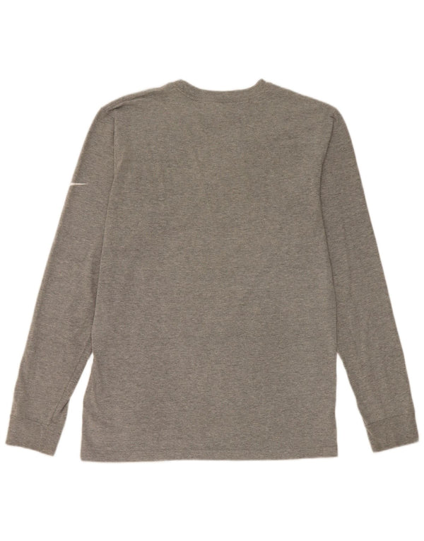 Nike Hommes Packers Graphic Haut à manches longues Petit Gris Coton