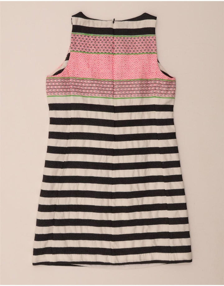 DESIGUAL Womens Sleeveless Basic Dress EU 38 Medium Multicoloured Striped Vintage Desigual and Second-Hand Desigual from Messina Hembry 
