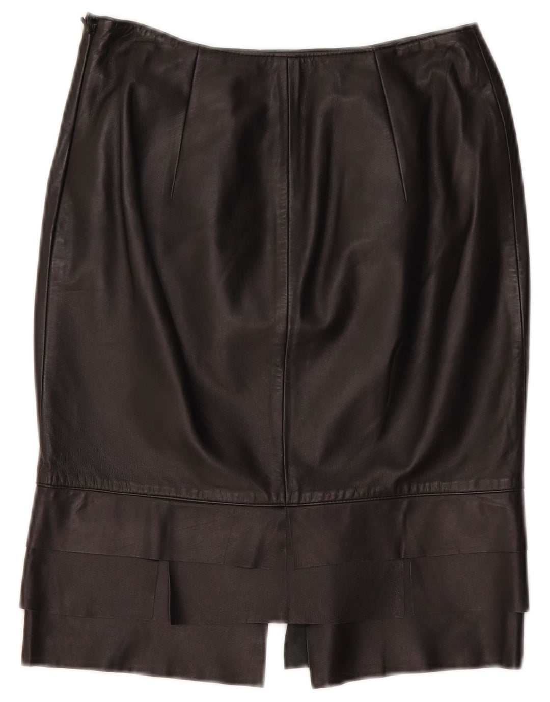 ROBERTA SCARPA Jupe taille haute femme US 6 Medium W26 Cuir noir