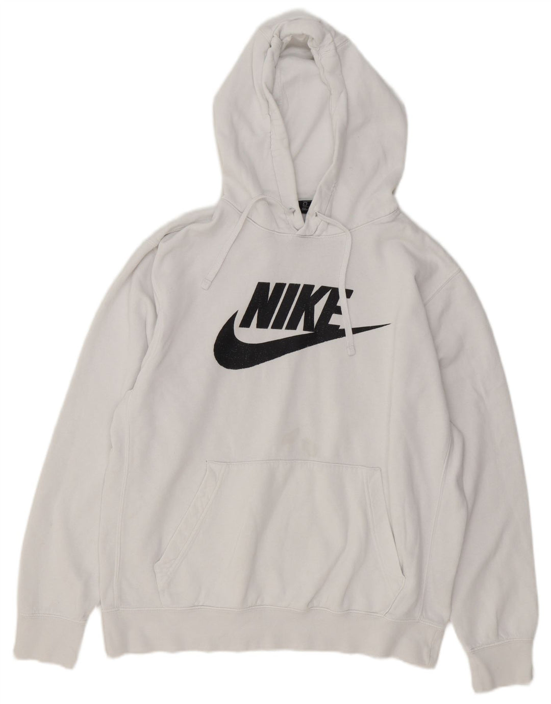 Nike Pull à capuche graphique pour homme Grand coton blanc