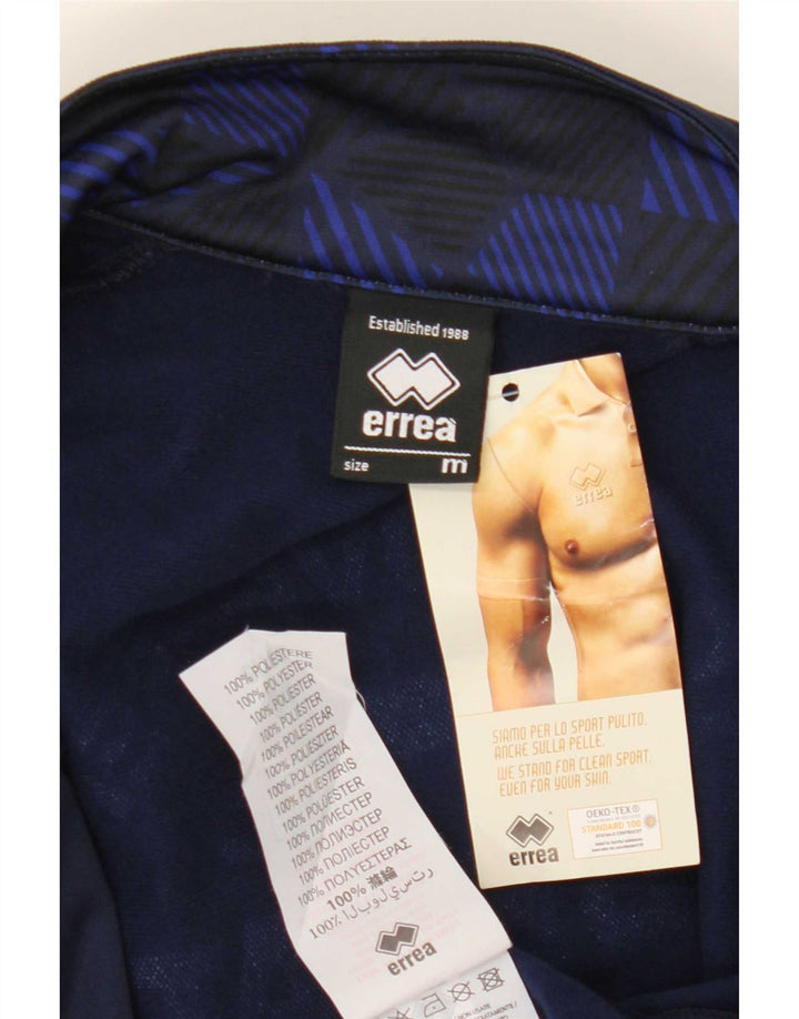 Errea Veste De Survêtement Graphique Homme Bleu Marine Moyen Polyester