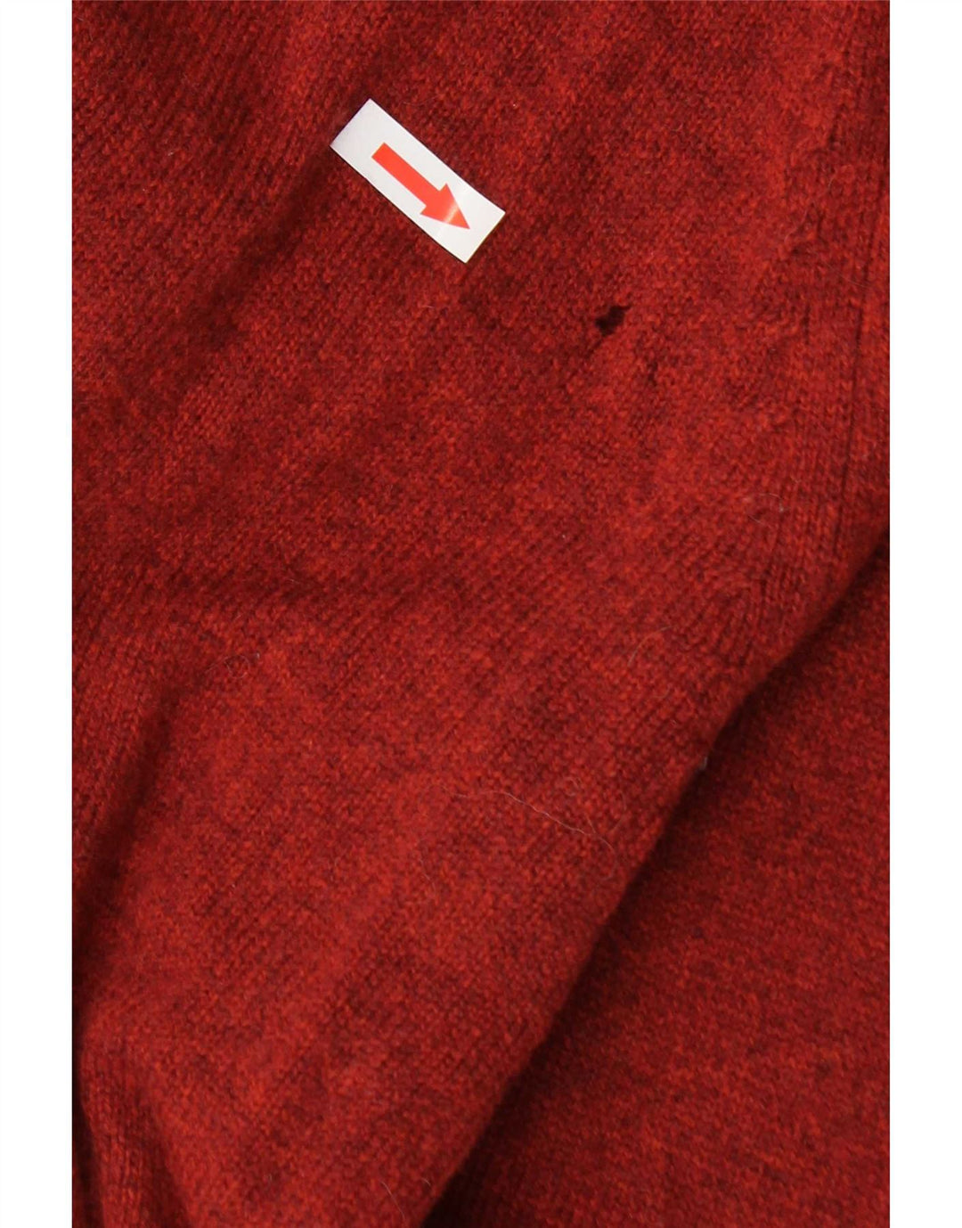 Marks & Spencer Pull col bateau pour homme en laine orange Taille L