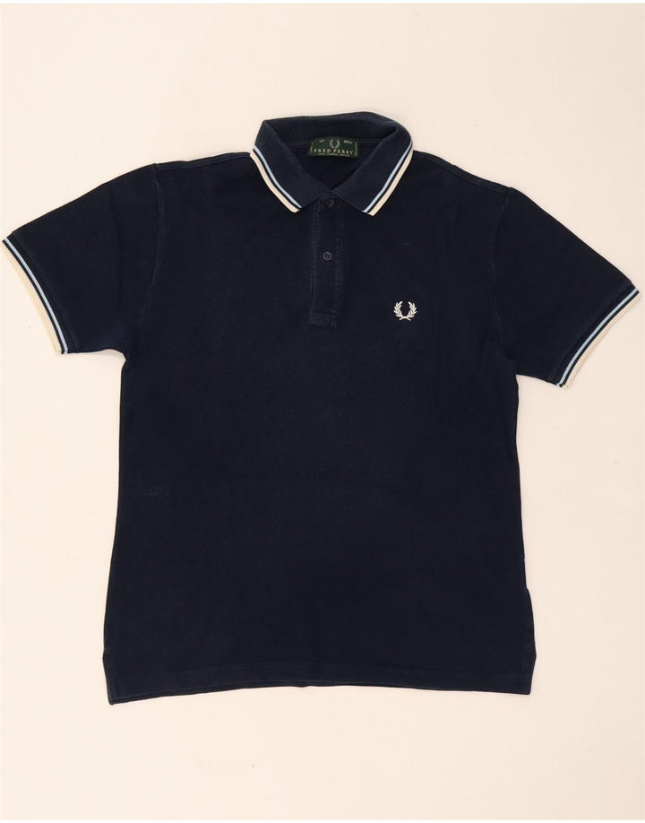 FRED PERRY Polo Homme Bleu Marine Moyen Coton