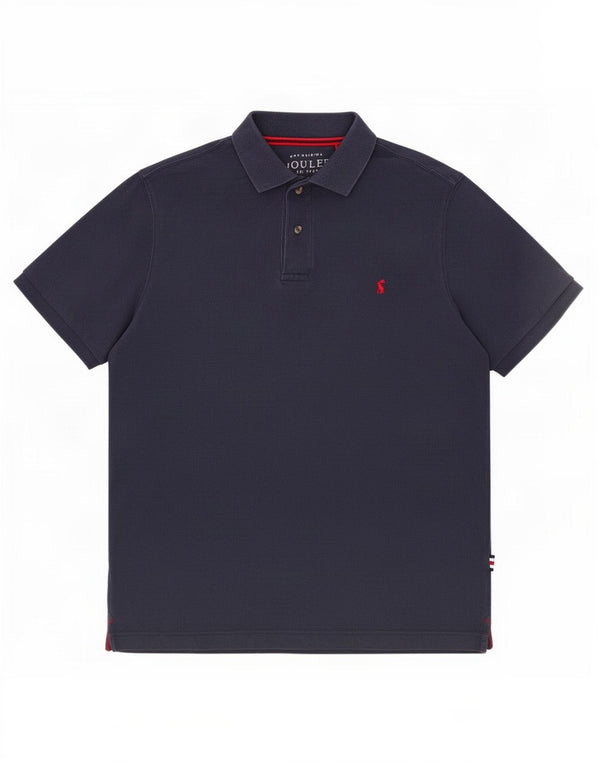 Joules Polo Homme Large Bleu Marine Coton