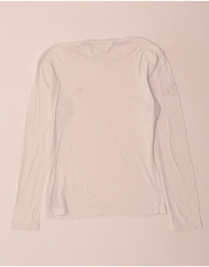 Tommy Hilfiger Haut à manches longues pour homme en coton blanc moyen