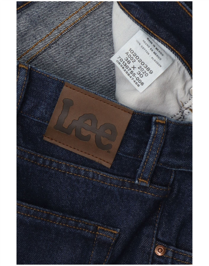 Lee Jean droit homme W38 L30 bleu marine coton