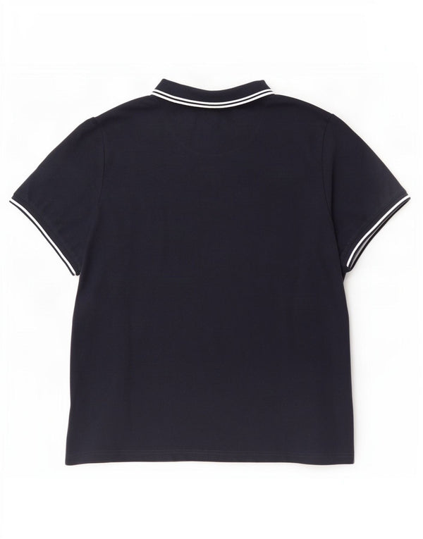 Polo Homme Pretty Green 2XL Polyester Rayé Bleu Marine