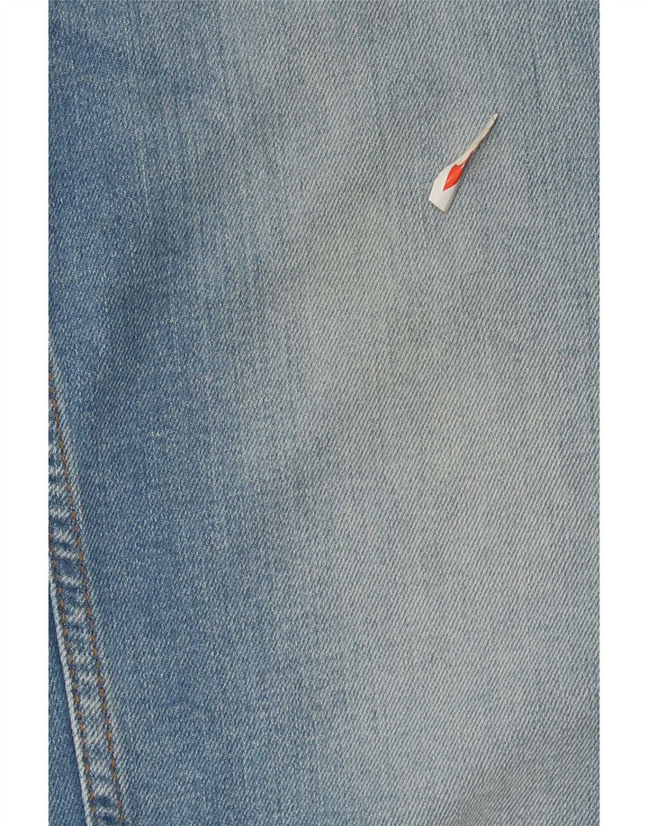 Zara Jean Slim Homme EU 42 Large W32 L30 Bleu Coton