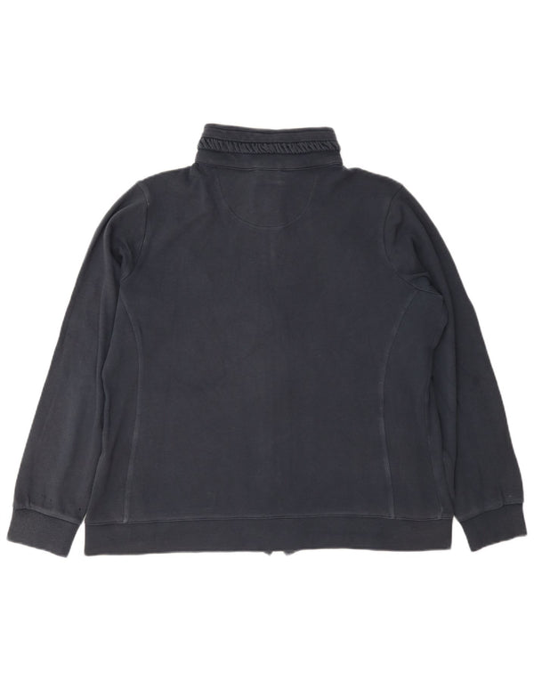 Champion Veste de survêtement Easy Fit pour femme UK 14 Bleu marine moyen en coton