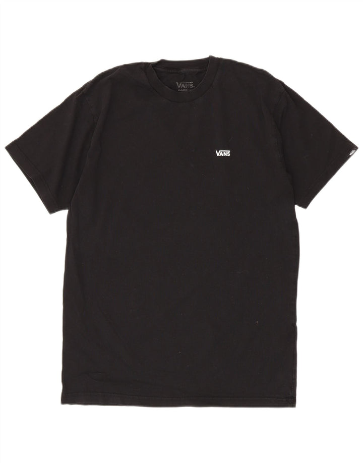 Vans T-shirt coupe classique pour homme en coton noir moyen