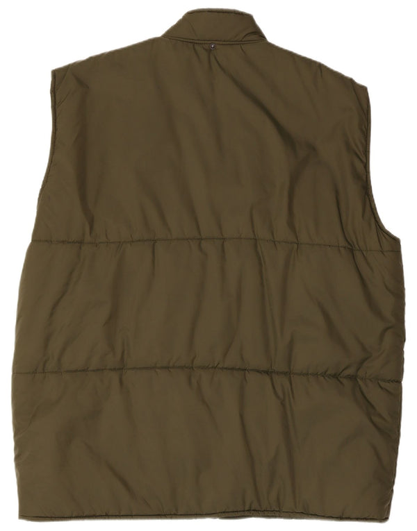 Gilet homme vintage UK 42 XL Kaki Polyamide