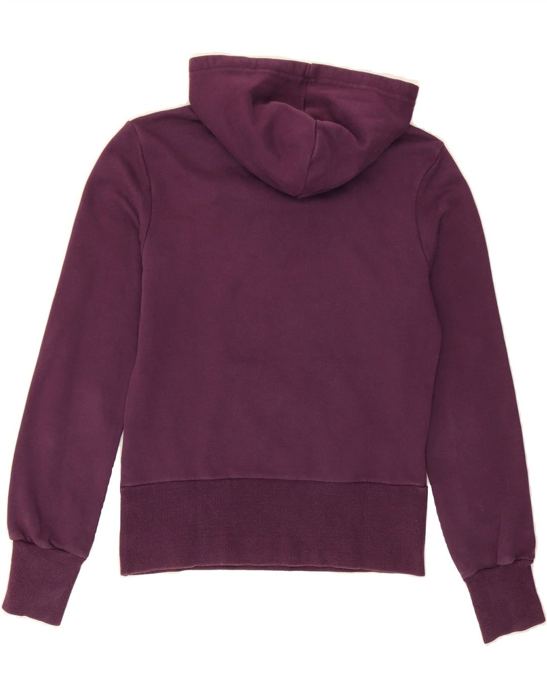 ADIDAS Womens Graphic Hoodie Jumper IT 44 Medium Purple Vintage Adidas and Second-Hand Adidas from Messina Hembry 