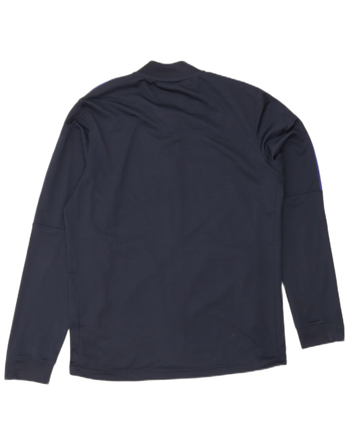 Nike Veste de survêtement Dri Fit pour homme Taille L en polyester bleu marine