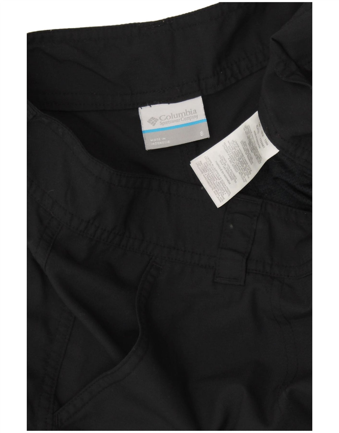 COLUMBIA Short cargo pour femme US 8 Medium W32 Nylon noir