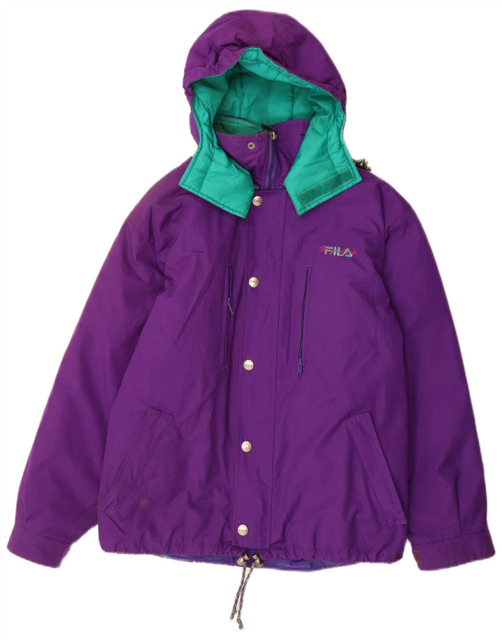 Fila Veste de ski à capuche garçon 13-14 ans Violet Colourblock Polyester