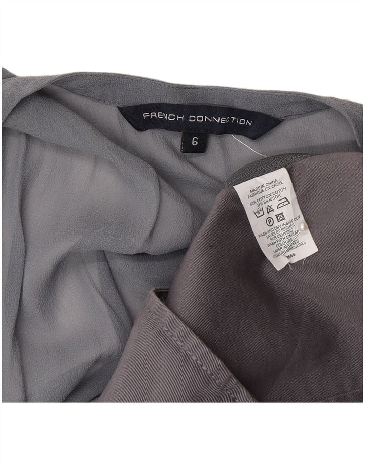 French Connection Chemisier Femme UK 6 XS Gris Coton