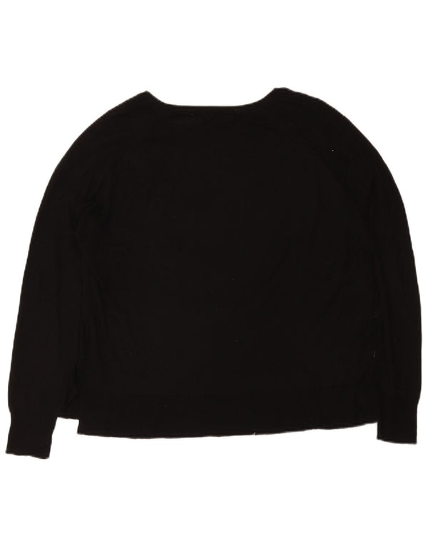 Zara Pull col bateau pour femme UK 14 Noir moyen