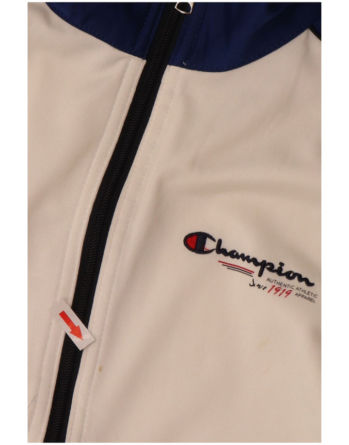 CHAMPION Veste de survêtement pour garçon 13-14 ans XL Blanc Colourblock