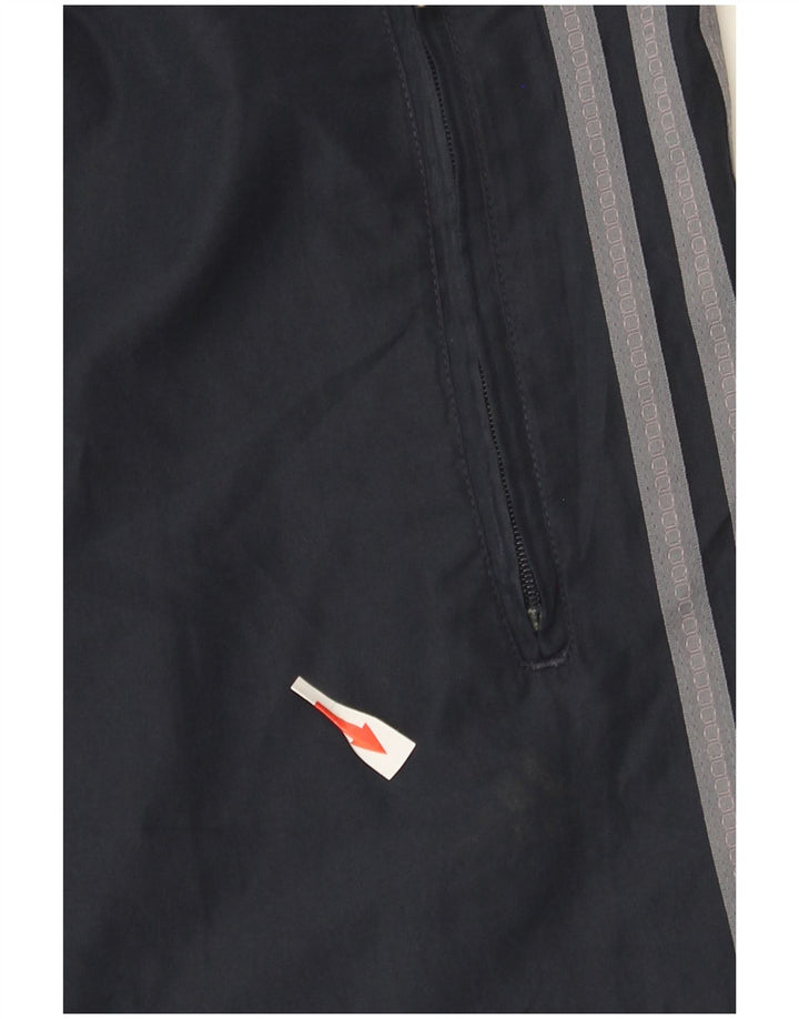 Adidas Bermuda Sport Short Homme Bleu Marine Moyen Colorblock Polyester