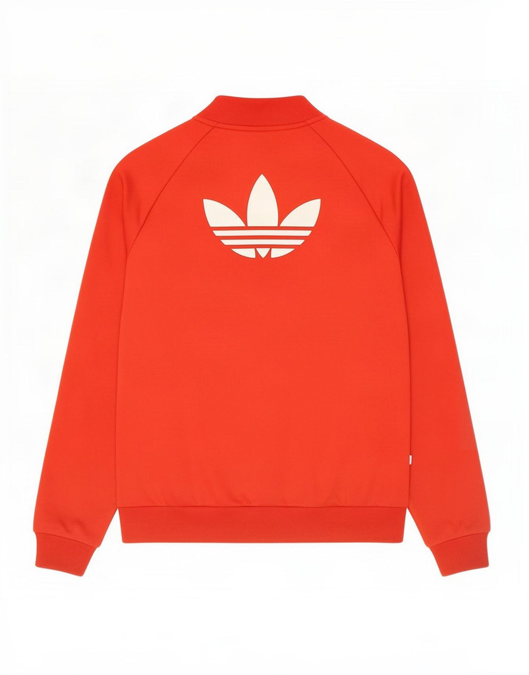 Adidas Veste de survêtement graphique pour femme UK 12 Rouge moyen Polyester