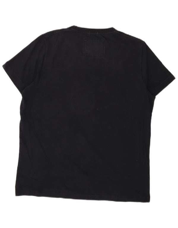 Abercrombie & Fitch T-shirt graphique Muscle Fit pour femme XL Bleu marine