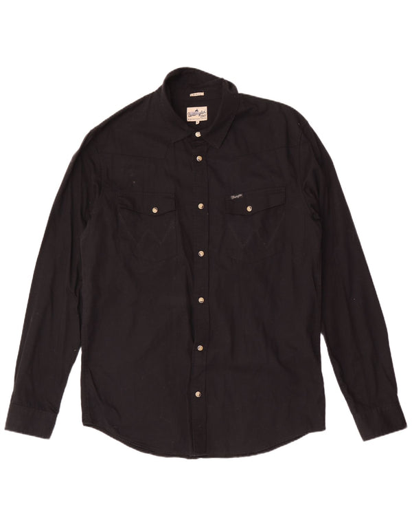 Wrangler Chemise Slim Fit XL Noir Coton