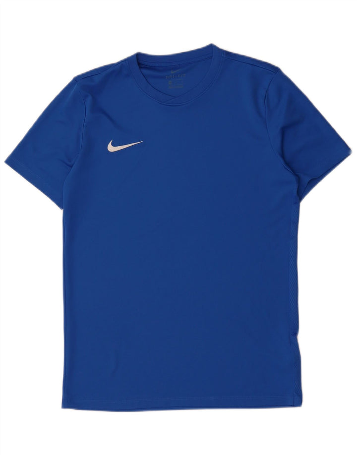 NIKE T-Shirt Dri Fit Homme Bleu Moyen Polyester