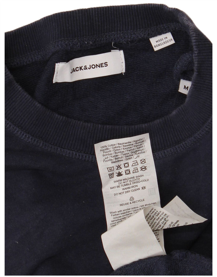 Jack & Jones Sweat-Shirt Homme Bleu Marine Moyen Coton