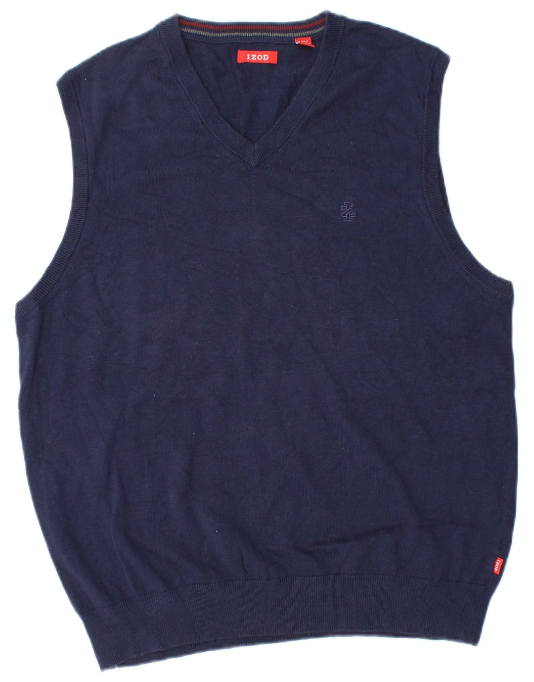 Izod Débardeur Gilet Homme Bleu Marine Moyen Coton