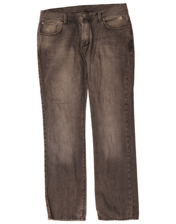 Zara Jean droit homme EU 38 Small W38 L35 gris coton