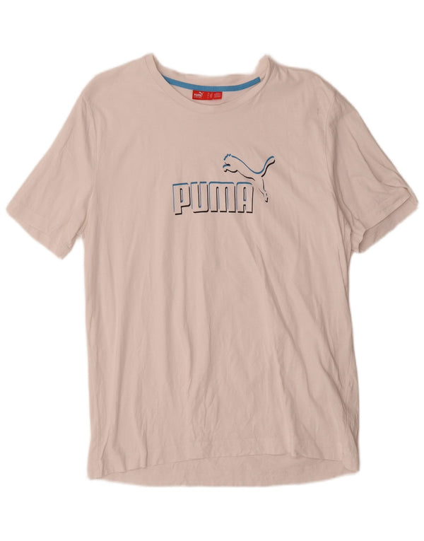 Puma T-Shirt Graphique Top XL Homme Blanc