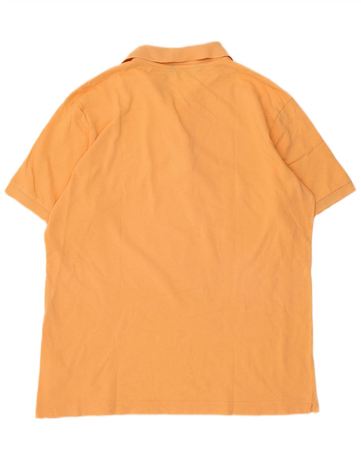 Kappa Polo Homme Large Orange Coton
