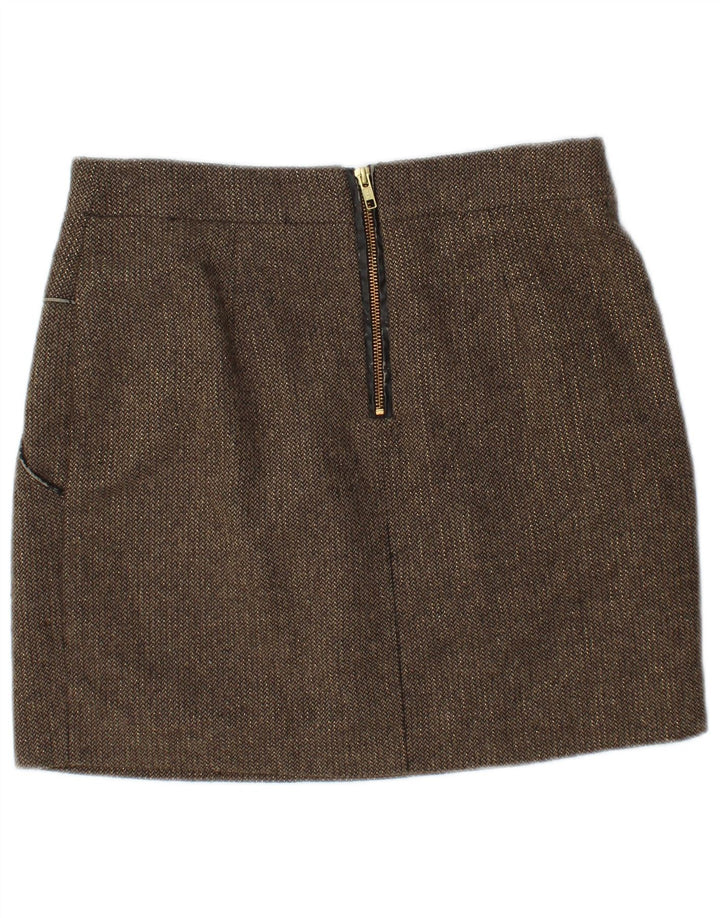 KOOKAI Mini jupe femme EU 40 Medium W30 marron polyester