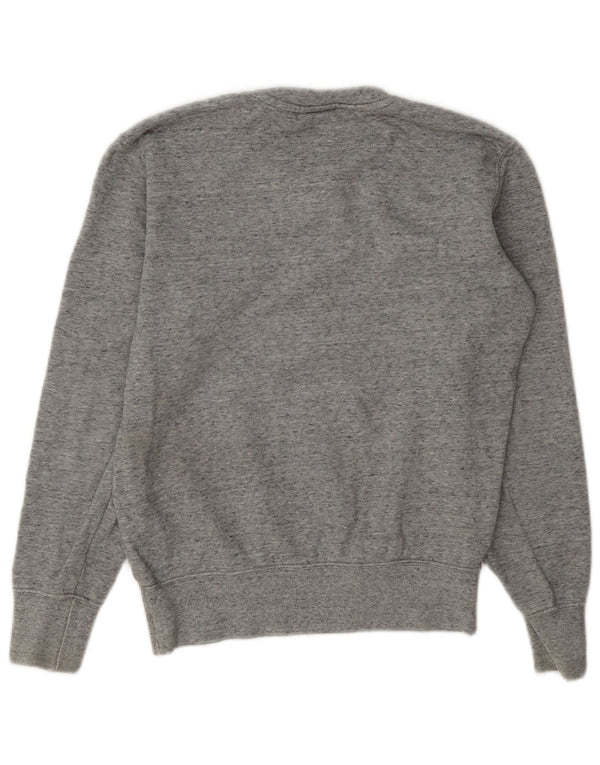 Champion Sweat-shirt surdimensionné graphique pour femme UK 6 XS Gris moucheté